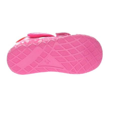 Milami Szerokie Elastyczne Kapcie Serca 118 BR-27 FUXIA