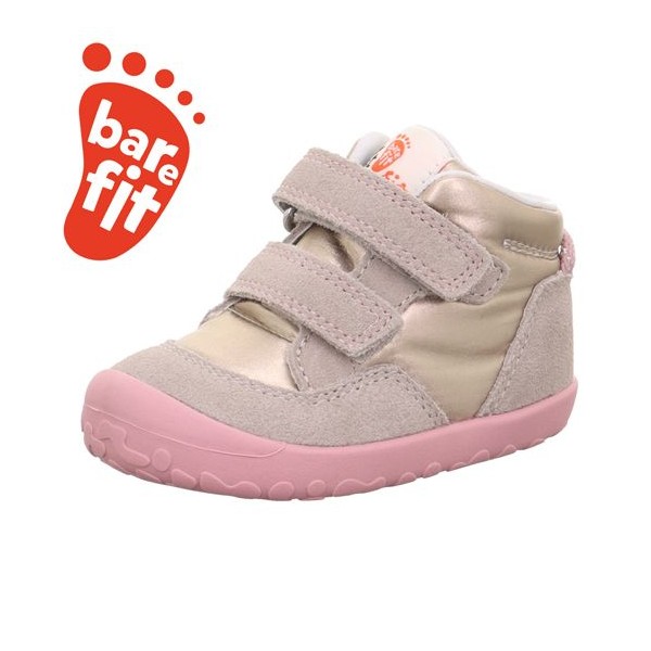 Superfit Flummi Buty Barefoot 1-009667-4000, BEIGE/ROSA