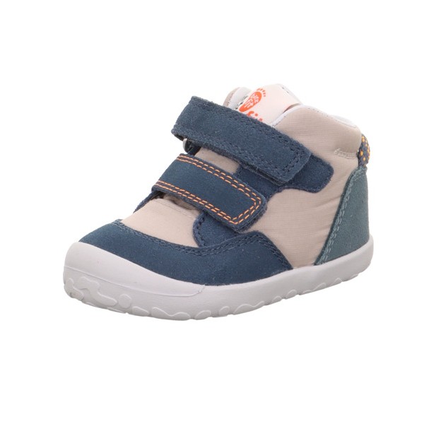 Superfit Flummi Buty Barefoot 1-009667-8000, BLAU/BEIGE