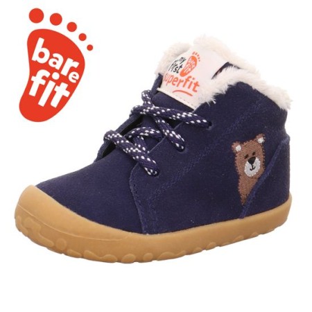 Superfit Flummi Buty Barefoot 1-009668-8000, BLAU