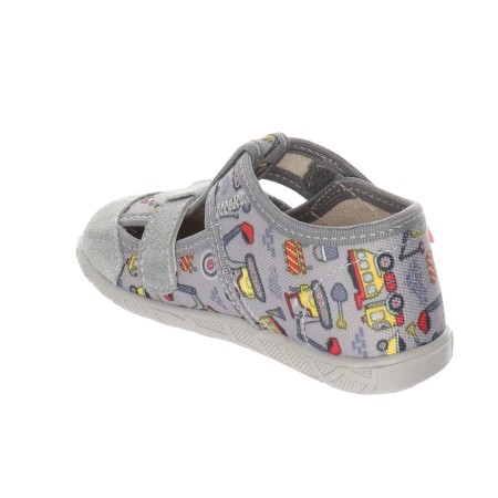 Milami Szerokie Elastyczne Kapcie Maszyny Budowlane 118 BR-32 GREY