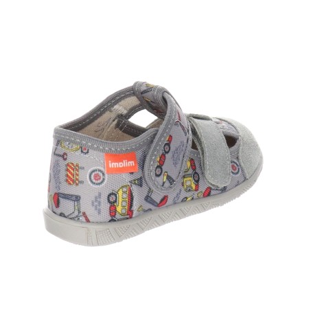 Milami Szerokie Elastyczne Kapcie Maszyny Budowlane 118 BR-32 GREY