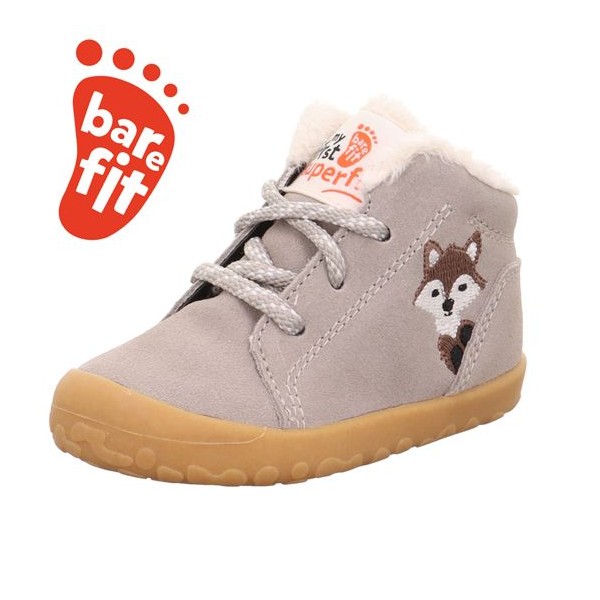 Superfit Flummi Buty Barefoot Ocieplane 1-009668-4000, BEIGE