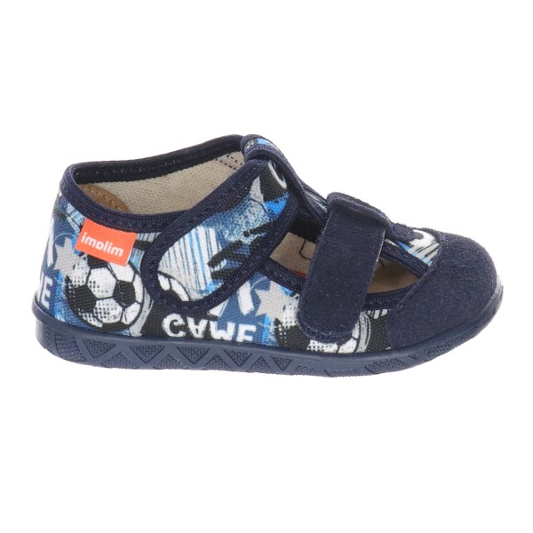 Milami Szerokie Elastyczne Kapcie Piłki 118 BR-31 BLUE