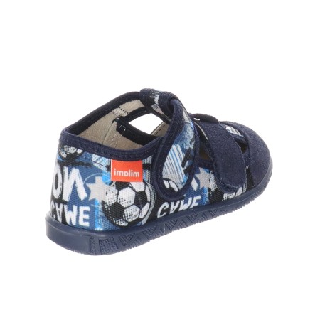 Milami Szerokie Elastyczne Kapcie Piłki 118 BR-31 BLUE