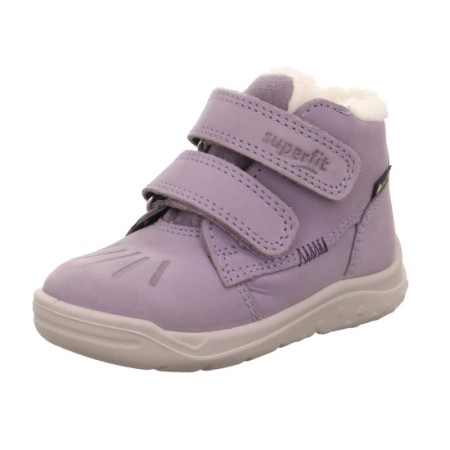 Superfit Whaley Zimowe trzewiki z membraną Gore-Tex 1-000745-8500, Liliowe
