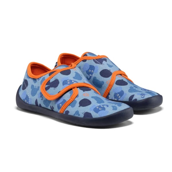 Affenzahn Slipper Cotton Movy Elephant – kapcie dziecięce z bawełny organicznej - 01398-30231 Słoniki