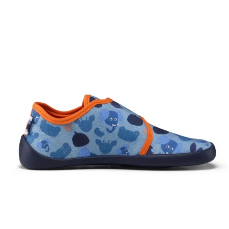 Affenzahn Slipper Cotton Movy Elephant – kapcie dziecięce z bawełny organicznej - 01398-30231 Słoniki