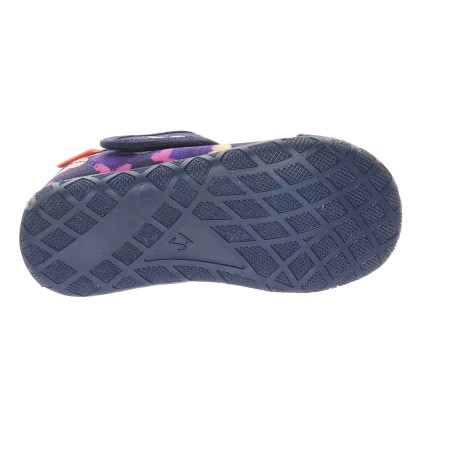 Milami Szerokie Elastyczne Kapcie Motylki Fioletowe 112 BR-37