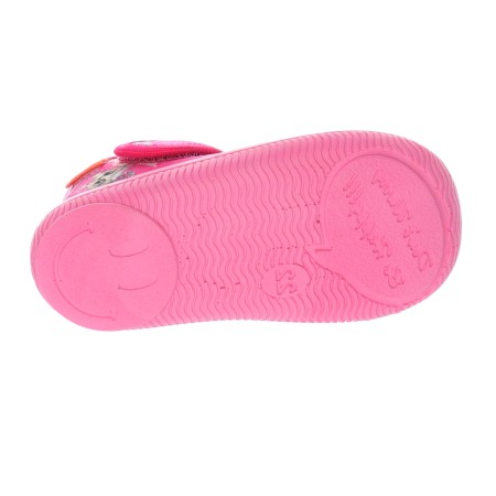 Milami Szerokie Elastyczne Kapcie Różowe Kotki 226 BR-6 PINK