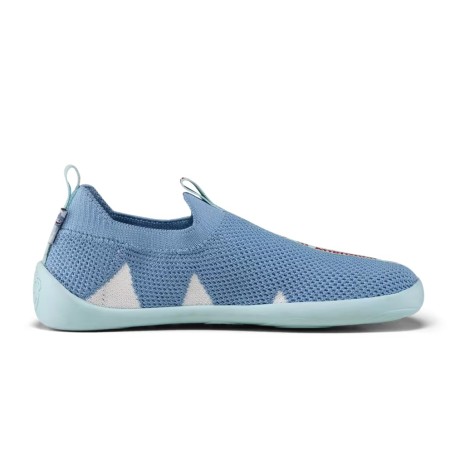 Affenzahn Slipper Knit Flinky Shark – kapcie dziecięce siateczkowe - 01397-30211 Rekiny