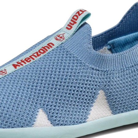 Affenzahn Slipper Knit Flinky Shark – kapcie dziecięce siateczkowe - 01397-30211 Rekiny