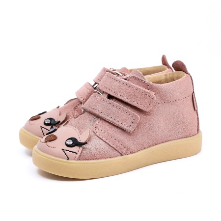 MRUGAŁA SUZIE KITTY ROSA POŁYSK 5180/5-44 , 5280/5-44 | RÓŻOWE TRZEWIKI DLA DZIEWCZYNKI Z JEDNOROŻCEM | ROZMIARY 20-30