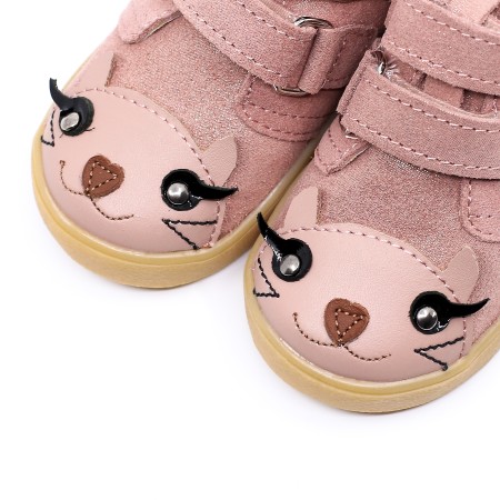 MRUGAŁA SUZIE KITTY ROSA POŁYSK 5180/5-44 , 5280/5-44 | RÓŻOWE TRZEWIKI DLA DZIEWCZYNKI Z JEDNOROŻCEM | ROZMIARY 20-30