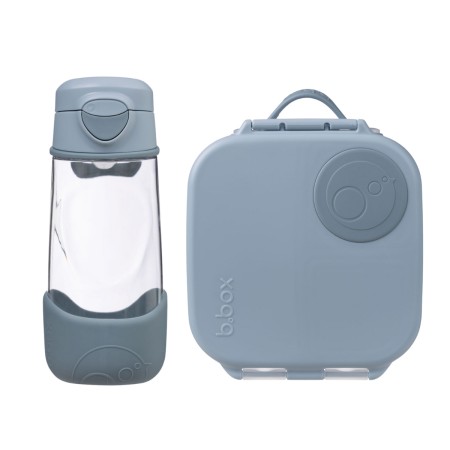b.box Zestaw Sportowa butelka tritanowa 450 ml + Mini Lunchbox, Chill out, b.box