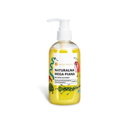 Opcja Natura Naturalna Mega Piana, do kąpieli dla dzieci, 250ml