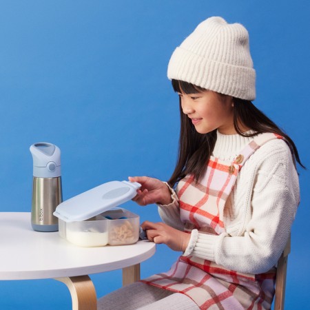 b.box Mini lunchbox do szkoły, do pracy | Chill Out Niebieski | Śniadaniówka