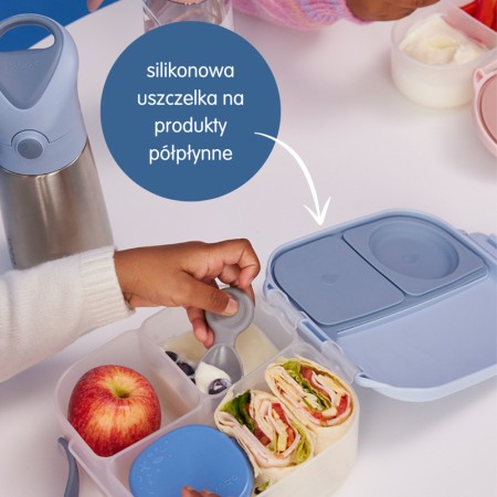 b.box Mini lunchbox | śniadaniówka do szkoły, do pracy | Spearmint Miętowy