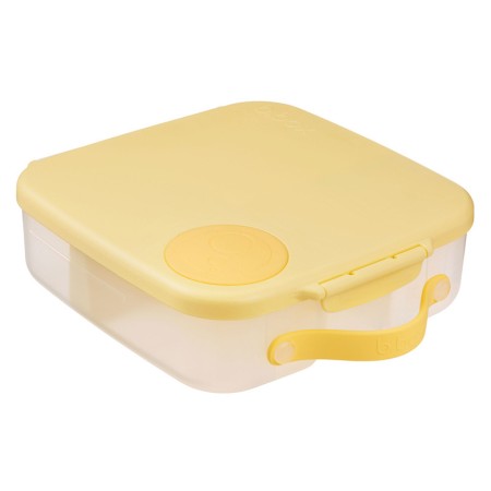 b.box lunchbox duży | śniadaniówka do szkoły, do pracy | Lemon Twist żółty