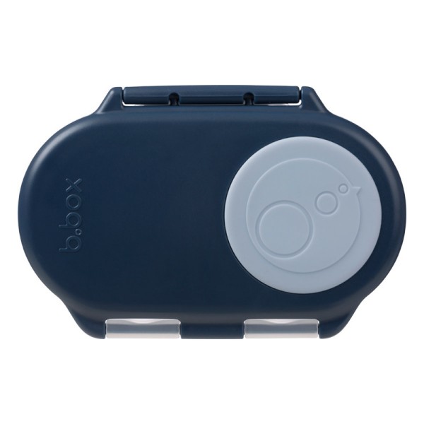 b.box Snackbox | mały pojemnik na przekąski do szkoły, do pracy |Midnight Granatowo Niebieski