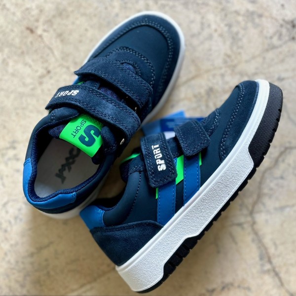 IMAC SNEAKERSY CHŁOPIĘCE 582010 7030/002, Granatowe Skórzane