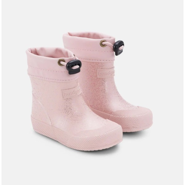 Bundgaard Kalosze Barefoot Ocieplane, Malik Rose, Różowe ze ściągaczem