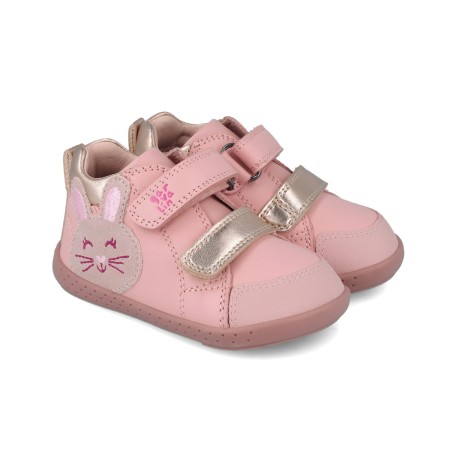 Garvalin Soft Barefoot Trzewiki Dziewczęce 251303-A193 Różowe