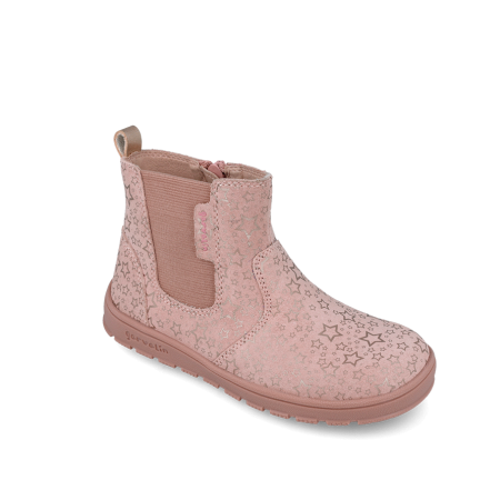 Garvalin Soft Barefoot Sztyblety Dziecięce 251500-B193 Różowe w Gwiazdki