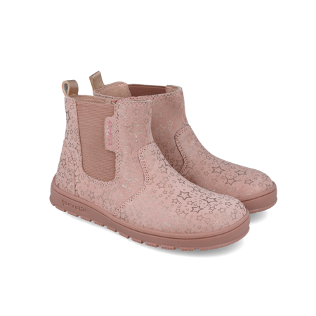 Garvalin Soft Barefoot Sztyblety Dziecięce 251500-B193 Różowe w Gwiazdki