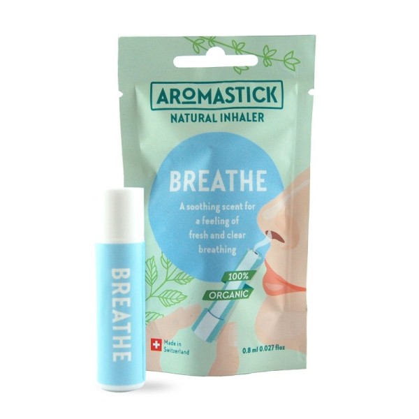Aromastick Breathe Naturalny inhalator do nosa na katar i zatkany nos