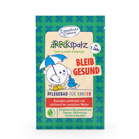 Dresdner Essenz Sól do Kąpieli z Tymiankiem na Katar i Zatkane Noski dla Dzieci od 1. roku życia, 60 G