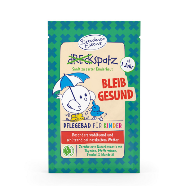 Dresdner Essenz Sól do Kąpieli z Tymiankiem na Katar i Zatkane Noski dla Dzieci od 1. roku życia, 60 G