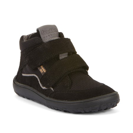 Froddo Barefoot TEX AUTUMN G3110266-20 BLACK, Lekko Ocieplane Trzewiki z Membraną