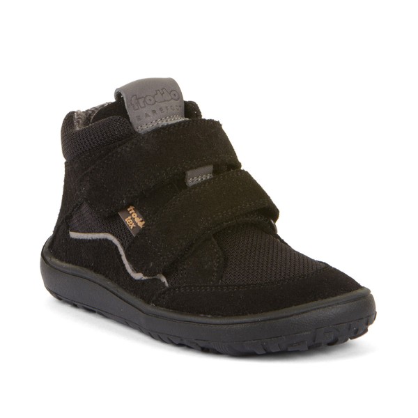 Froddo Barefoot TEX AUTUMN G3110266-20 BLACK, Lekko Ocieplane Trzewiki z Membraną