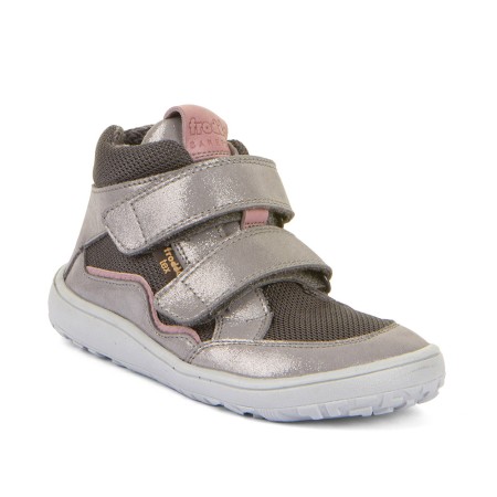 Froddo Barefoot TEX AUTUMN G3110266-16 Grey/Silver, Lekko Ocieplane Trzewiki z Membraną