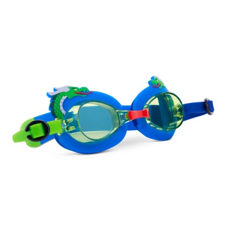 Aqua2ude Okulary do pływania dla dzieci Mini smok, zielony, nieparujące