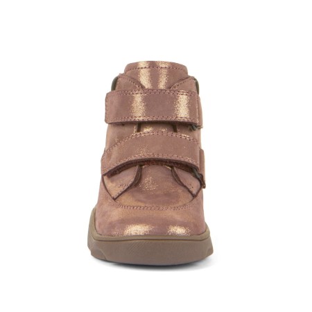 Froddo Barefoot ZERU TEX G2110150-12 PINK/GOLD, Lekko Ocieplane Trzewiki z Membraną
