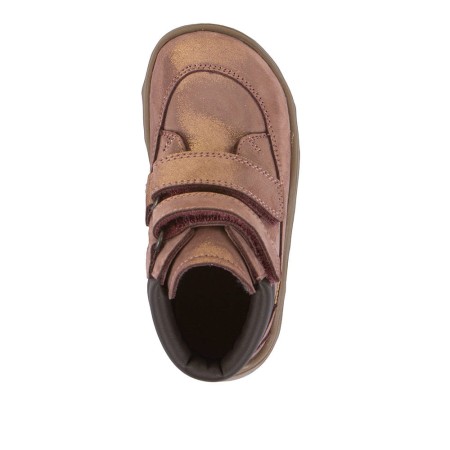 Froddo Barefoot ZERU TEX G2110150-12 PINK/GOLD, Lekko Ocieplane Trzewiki z Membraną