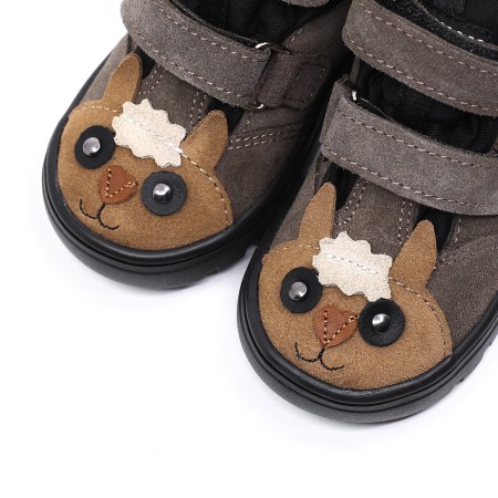 MRUGAŁA ANDY ALPACA GREY TRZEWIKI OCIEPLANE Z MEMBRANĄ TE-POR | Rozmiary 22-30