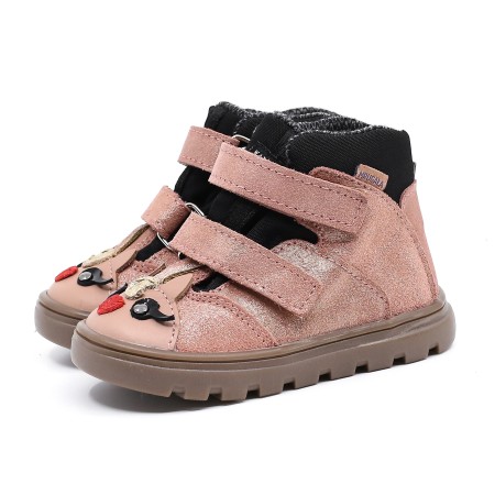 MRUGAŁA ANDY PONY ROSA POŁYSK TRZEWIKI OCIEPLANE Z MEMBRANĄ TE-POR | Rozmiary 22-30