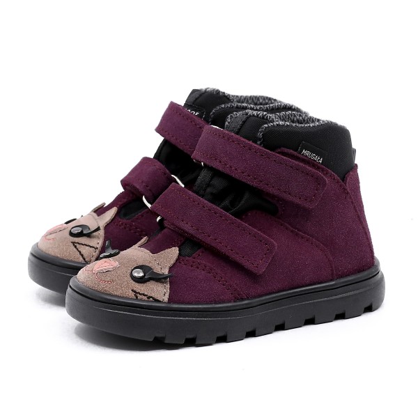 MRUGAŁA ANDY KITTY PLUM TRZEWIKI OCIEPLANE Z MEMBRANĄ TE-POR | Rozmiary 22-30