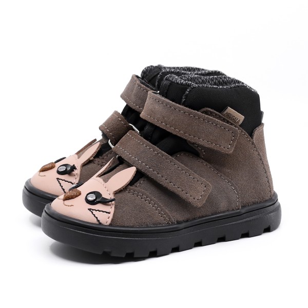 MRUGAŁA ANDY BUNNY GREY TRZEWIKI OCIEPLANE Z MEMBRANĄ TE-POR | Rozmiary 22-30