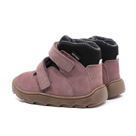 MRUGAŁA MADI BAREFOOT LAWENDA TRZEWIKI OCIEPLANE Z NIEPRZEMAKALNĄ MEMBRANĄ TE-POR | Rozmiary 20-30