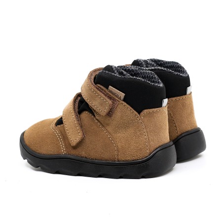 MRUGAŁA MADI BAREFOOT KARMEL TRZEWIKI OCIEPLANE Z NIEPRZEMAKALNĄ MEMBRANĄ TE-POR | Rozmiary 20-30