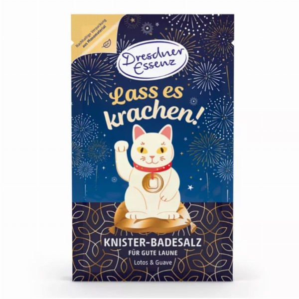 Dresdner Essenz NA SZCZĘŚCIE! - Strzelająca sól do kąpieli 60g