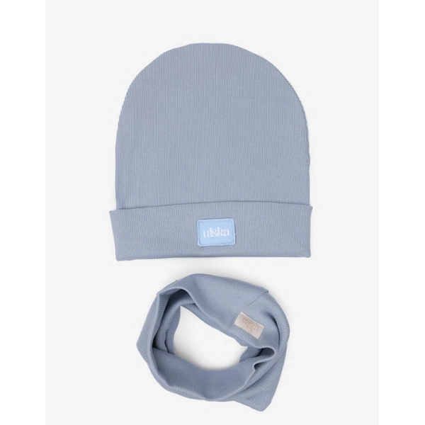 ULKA KOMPLET STONE BLUE LINE, CZAPKA Z KOMINEM