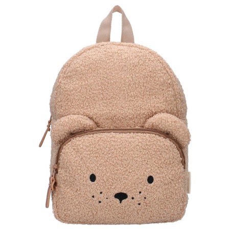 KIDZROOM Plecak dla dziecka Comfort Friends brown, Beżowy Pluszowy Miś