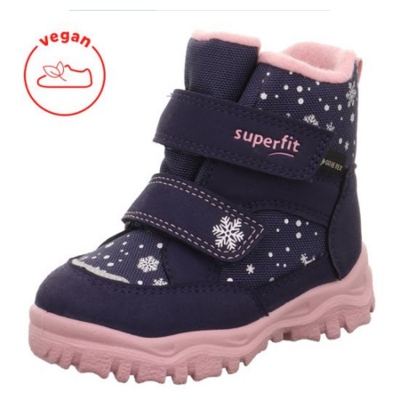 Superfit Husky Nieprzemakalne i Oddychające, Ciepłe Śniegowce Dla Dzieci z Membraną GORE-TEX | 1-006045-8020