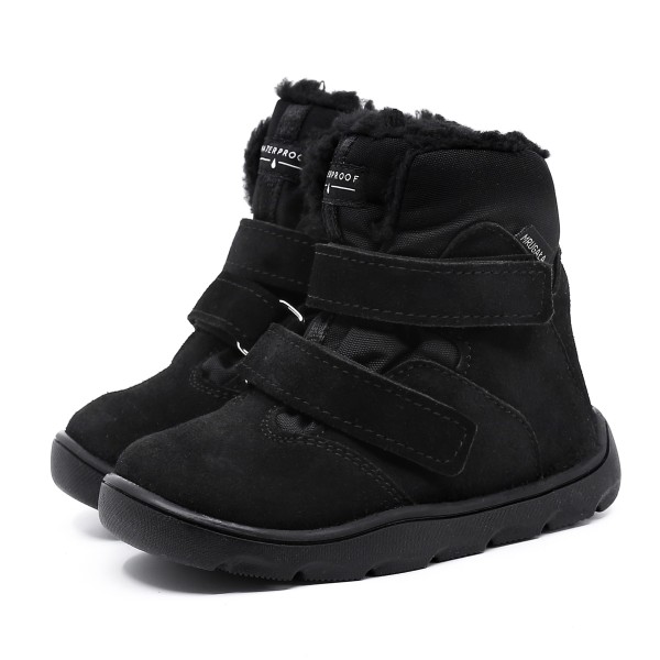 MRUGAŁA TAMI BAREFOOT BLACK ZIMOWE TRZEWIKI Z MEMBRANĄ TE-POR