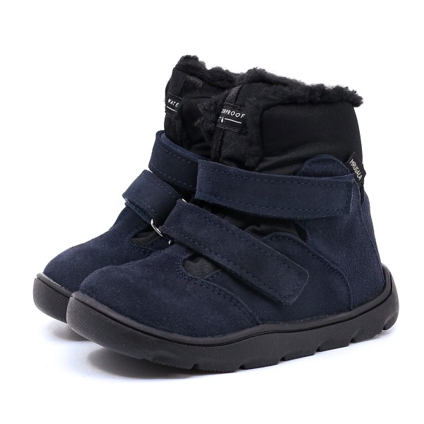 MRUGAŁA TAMI BAREFOOT BLU ZIMOWE TRZEWIKI Z MEMBRANĄ TE-POR